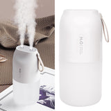 300ml Double Spray Humidifier Diffuser USB Charging Nanometer Atomization 2 Gears Night LightWhite - Extra Image