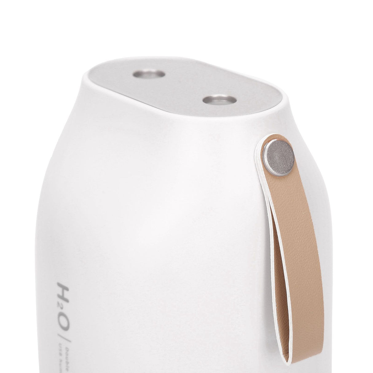 300ml Double Spray Humidifier Diffuser USB Charging Nanometer Atomization 2 Gears Night LightWhite