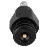 8mm Male Quick Plug to Male Thread TR21-4 CO2 Cylinder Tank Adapter Connector for Soda Club(Black )