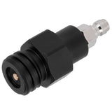 8mm Male Quick Plug to Male Thread TR21-4 CO2 Cylinder Tank Adapter Connector for Soda Club(Black )