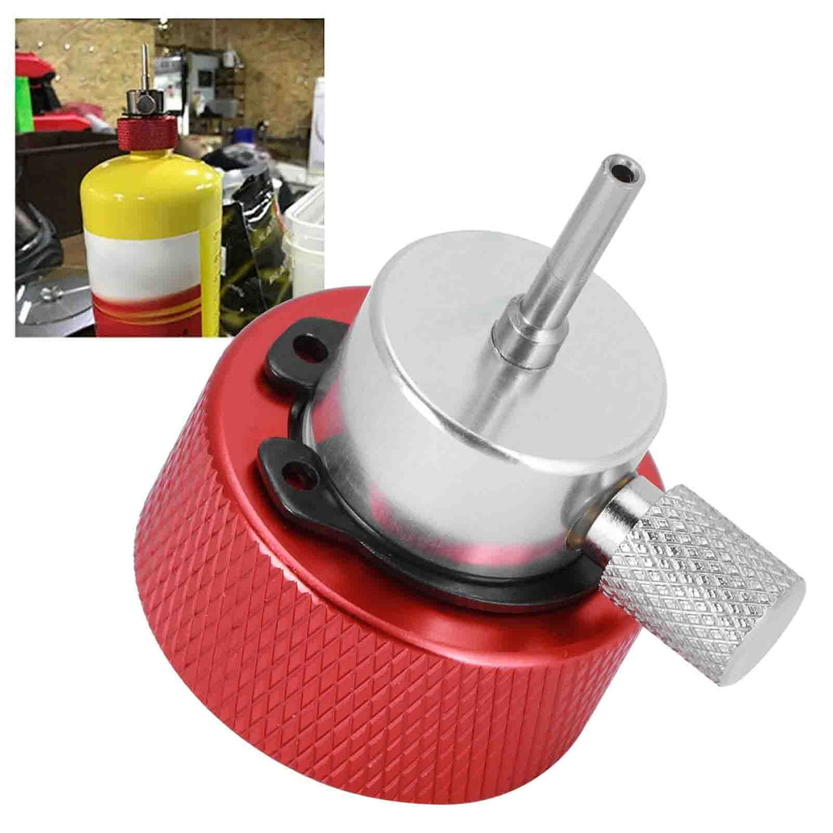 7/16-20unf Thread Propane Filling Adapter Gas Charging Adapter for Split Type Gas Stove