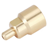 Soda Beer Machine Joint Connector Brass Adapter TR21‑4 Homebrew Accessory Fittings - Close-Up Angle