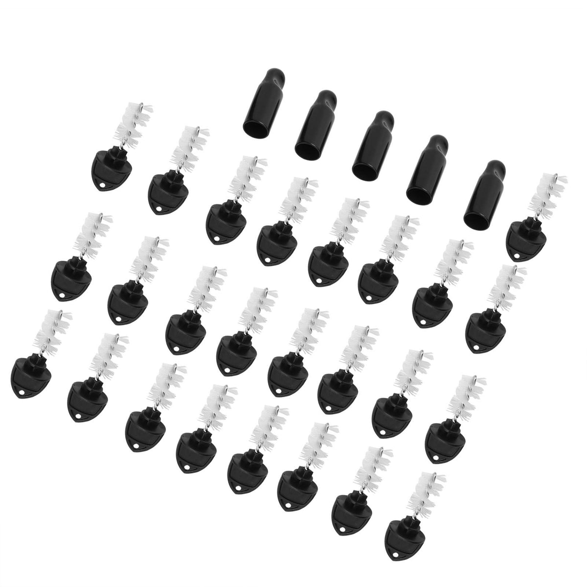 25PCS Beer Plugs Tap Brush 5PCS Beer Tap Cover Faucet Cap Beer Machine Faucet Accessories Set