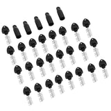 25PCS Beer Plugs Tap Brush 5PCS Beer Tap Cover Faucet Cap Beer Machine Faucet Accessories Set - Close-Up Angle