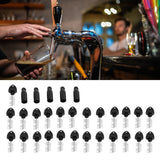 25PCS Beer Plugs Tap Brush 5PCS Beer Tap Cover Faucet Cap Beer Machine Faucet Accessories Set