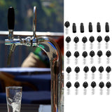 25PCS Beer Plugs Tap Brush 5PCS Beer Tap Cover Faucet Cap Beer Machine Faucet Accessories Set - Extra Image