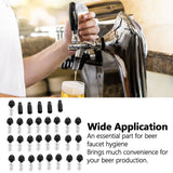 25PCS Beer Plugs Tap Brush 5PCS Beer Tap Cover Faucet Cap Beer Machine Faucet Accessories Set - Extra Image