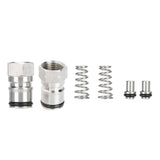 Home Brewing 19/32-18 Thread Gas Liquid Ball Lock Keg Posts Spring for Cornelius Corny Keg - Close-Up Angle