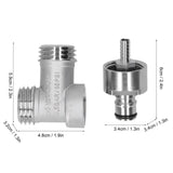 Beer Brewing Adapter Converter Carbonation Conversion Connector for PET Bottle PCO 1881