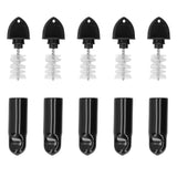 5Pcs Beer Tap Brush 5Pcs Draft Beer Faucet Cap Set Accessories for Home Bar Use