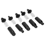 5Pcs Beer Tap Brush 5Pcs Draft Beer Faucet Cap Set Accessories for Home Bar Use - 45-Degree Angle