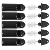5Pcs Beer Tap Brush 5Pcs Draft Beer Faucet Cap Set Accessories for Home Bar Use - Close-Up Angle