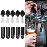 5Pcs Beer Tap Brush 5Pcs Draft Beer Faucet Cap Set Accessories for Home Bar Use - Extra Image