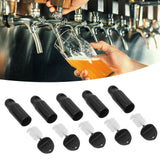 5Pcs Beer Tap Brush 5Pcs Draft Beer Faucet Cap Set Accessories for Home Bar Use