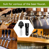 5Pcs Beer Tap Brush 5Pcs Draft Beer Faucet Cap Set Accessories for Home Bar Use