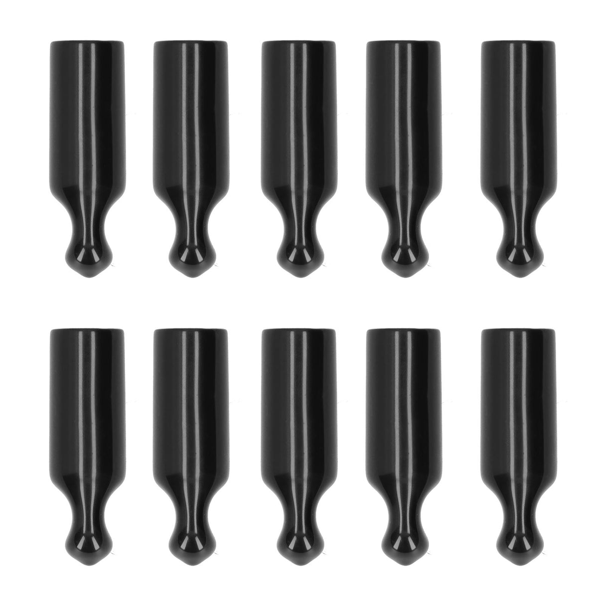 10Pcs Beer Tap Cap Rubber Covers Accessory for Beer Barrel Draft Beer Faucet Black