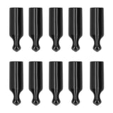 10Pcs Beer Tap Cap Rubber Covers Accessory for Beer Barrel Draft Beer Faucet Black - Front View