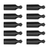 10Pcs Beer Tap Cap Rubber Covers Accessory for Beer Barrel Draft Beer Faucet Black - Top-Down View
