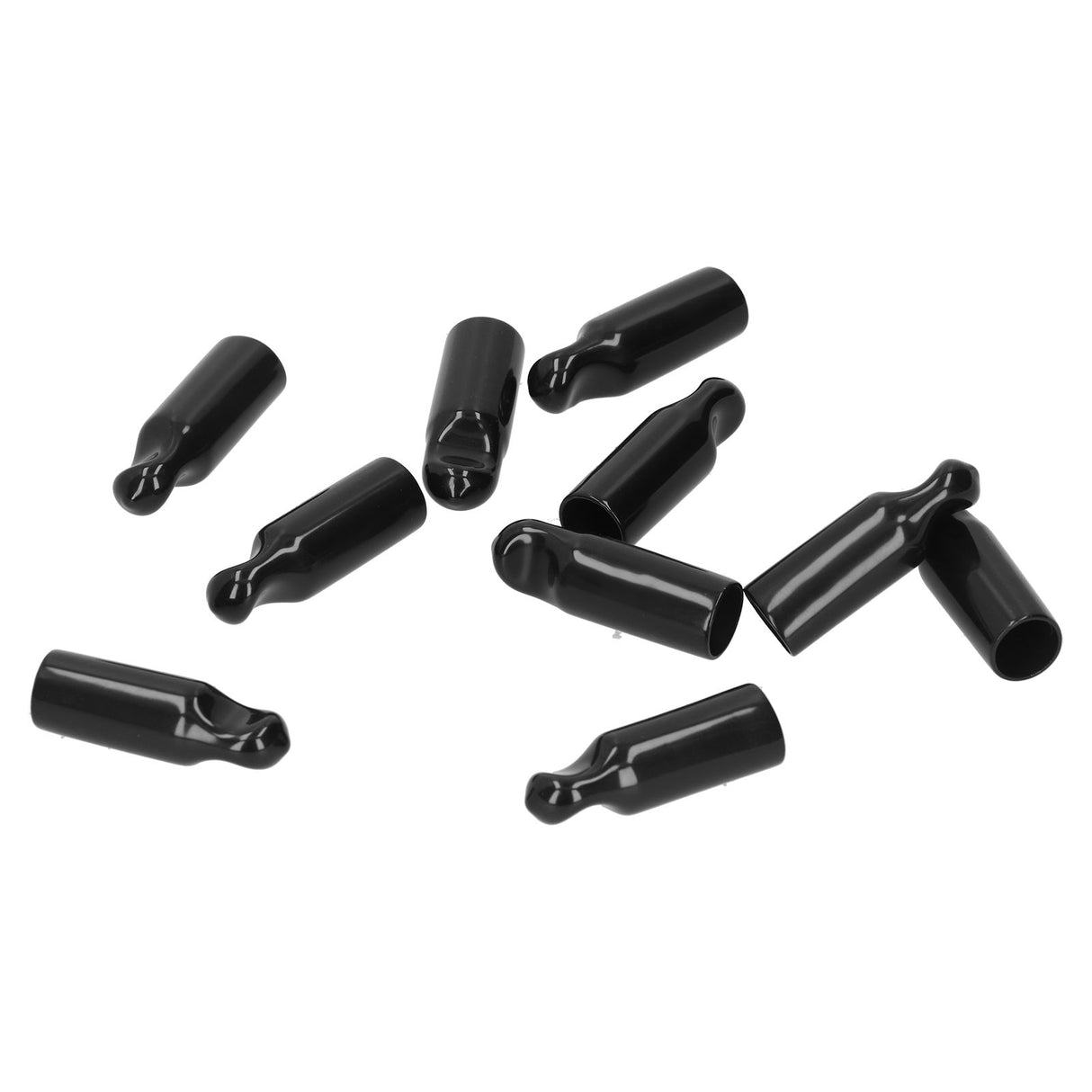 10Pcs Beer Tap Cap Rubber Covers Accessory for Beer Barrel Draft Beer Faucet Black