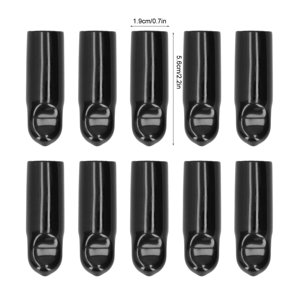 10Pcs Beer Tap Cap Rubber Covers Accessory for Beer Barrel Draft Beer Faucet Black