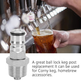 19/32‑18 Ball Lock Post with 1/2in NPT Male Thread Liquid Ball Lock Post Adapter for Corny Keg - Extra Image