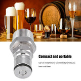 19/32‑18 Ball Lock Post with 1/2in NPT Male Thread Gas Ball Lock Keg Post Adapter for Corny Keg - Extra Image