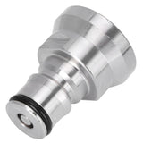 1/2in Liquid Ball Lock Stainless Steel Keg Coupler Adapter Beer Barrel Brewing Accessory - 45-Degree Angle