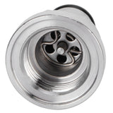 1/2in Liquid Ball Lock Stainless Steel Keg Coupler Adapter Beer Barrel Brewing Accessory