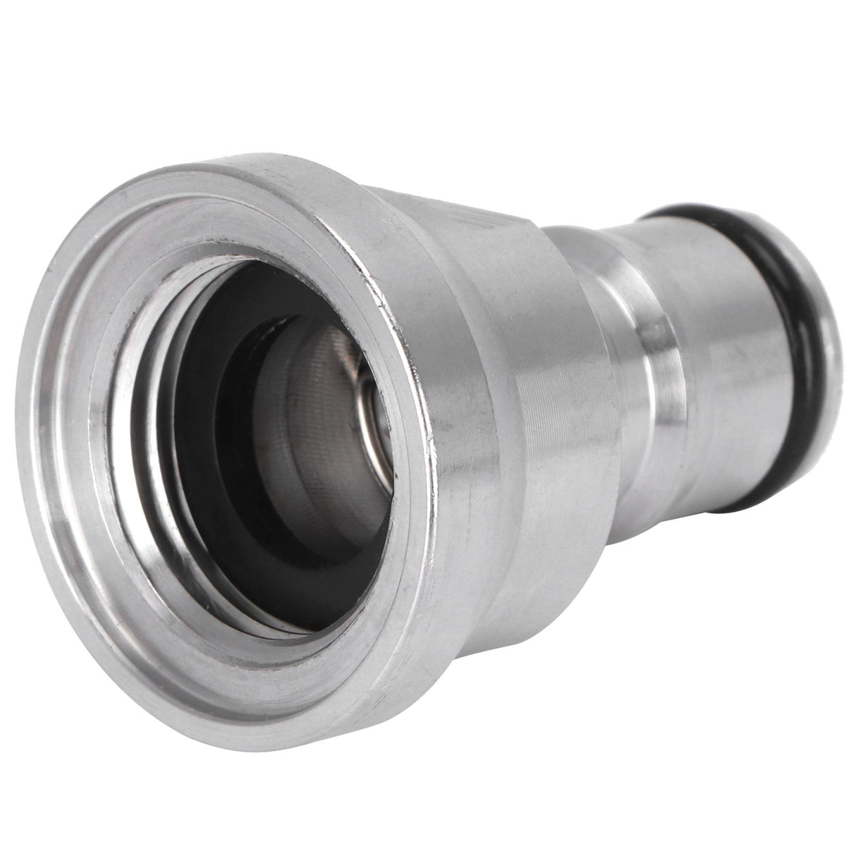 1/2in Liquid Ball Lock Stainless Steel Keg Coupler Adapter Beer Barrel Brewing Accessory