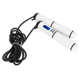 Skipping Rope Intelligent Electronic Counting Exercise Jumping Rope Fitness EquipmentWhite+Black
