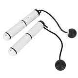 Skipping Rope Intelligent Electronic Counting Exercise Jumping Rope Fitness EquipmentWhite+Black