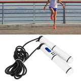 Skipping Rope Intelligent Electronic Counting Exercise Jumping Rope Fitness EquipmentWhite+Black - Extra Image