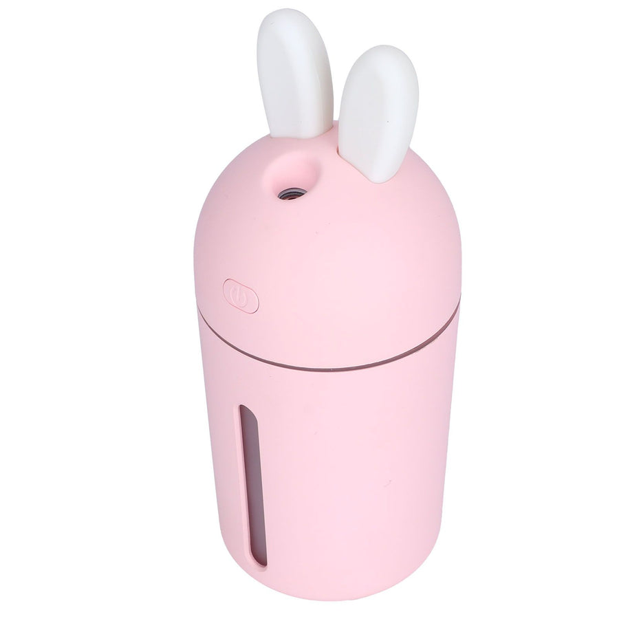 200ml Mini Air Humidifier 3 Hours Timing Ambience Night Light Desktop Humidifier USB PoweredPink