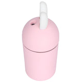 200ml Mini Air Humidifier 3 Hours Timing Ambience Night Light Desktop Humidifier USB PoweredPink - Close-Up Angle