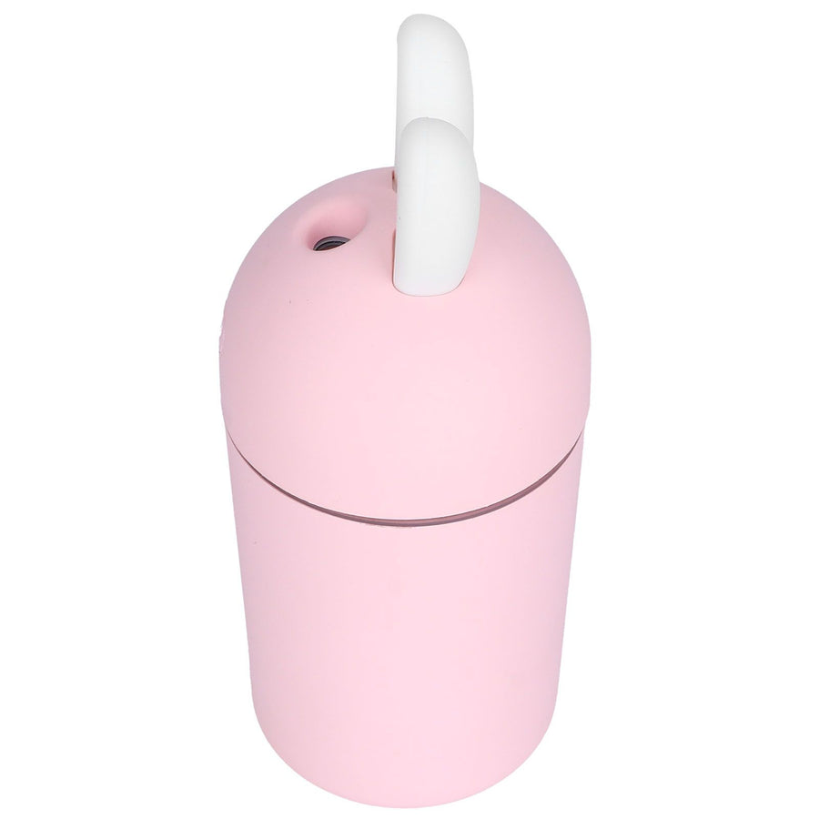 200ml Mini Air Humidifier 3 Hours Timing Ambience Night Light Desktop Humidifier USB PoweredPink