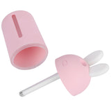 200ml Mini Air Humidifier 3 Hours Timing Ambience Night Light Desktop Humidifier USB PoweredPink - Low Angle