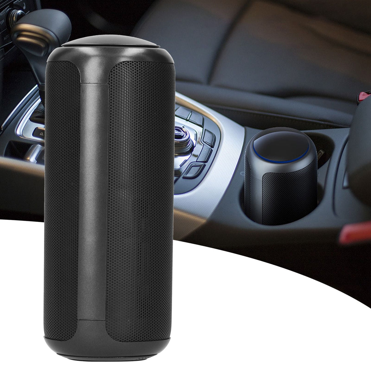 Air Purifier Portable 2Speed Negative Ion Air Cleaner StartStop with Car USB Powered(Black )