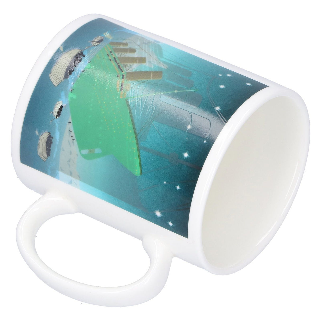 Ceramic Coffee Mug Heat‑Sensitive Color Changing Cup Hot Tea Milk Drinkware for Home Office