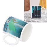 Ceramic Coffee Mug Heat‑Sensitive Color Changing Cup Hot Tea Milk Drinkware for Home Office