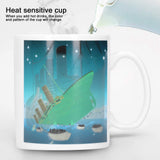 Ceramic Coffee Mug Heat‑Sensitive Color Changing Cup Hot Tea Milk Drinkware for Home Office - Extra Image