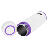 360ml Vacuum Cup LED Intelligent Digital Water Bottle with 3‑Color Temperature DisplayPurple