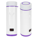360ml Vacuum Cup LED Intelligent Digital Water Bottle with 3‑Color Temperature DisplayPurple