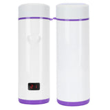 360ml Vacuum Cup LED Intelligent Digital Water Bottle with 3‑Color Temperature DisplayPurple - Low Angle