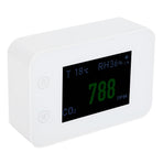 2.8in Air Quality Detector Infrared Induction Digital CO2 PM2.5 Tester USB Charging White