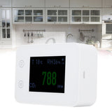 2.8in Air Quality Detector Infrared Induction Digital CO2 PM2.5 Tester USB Charging White - Extra Image