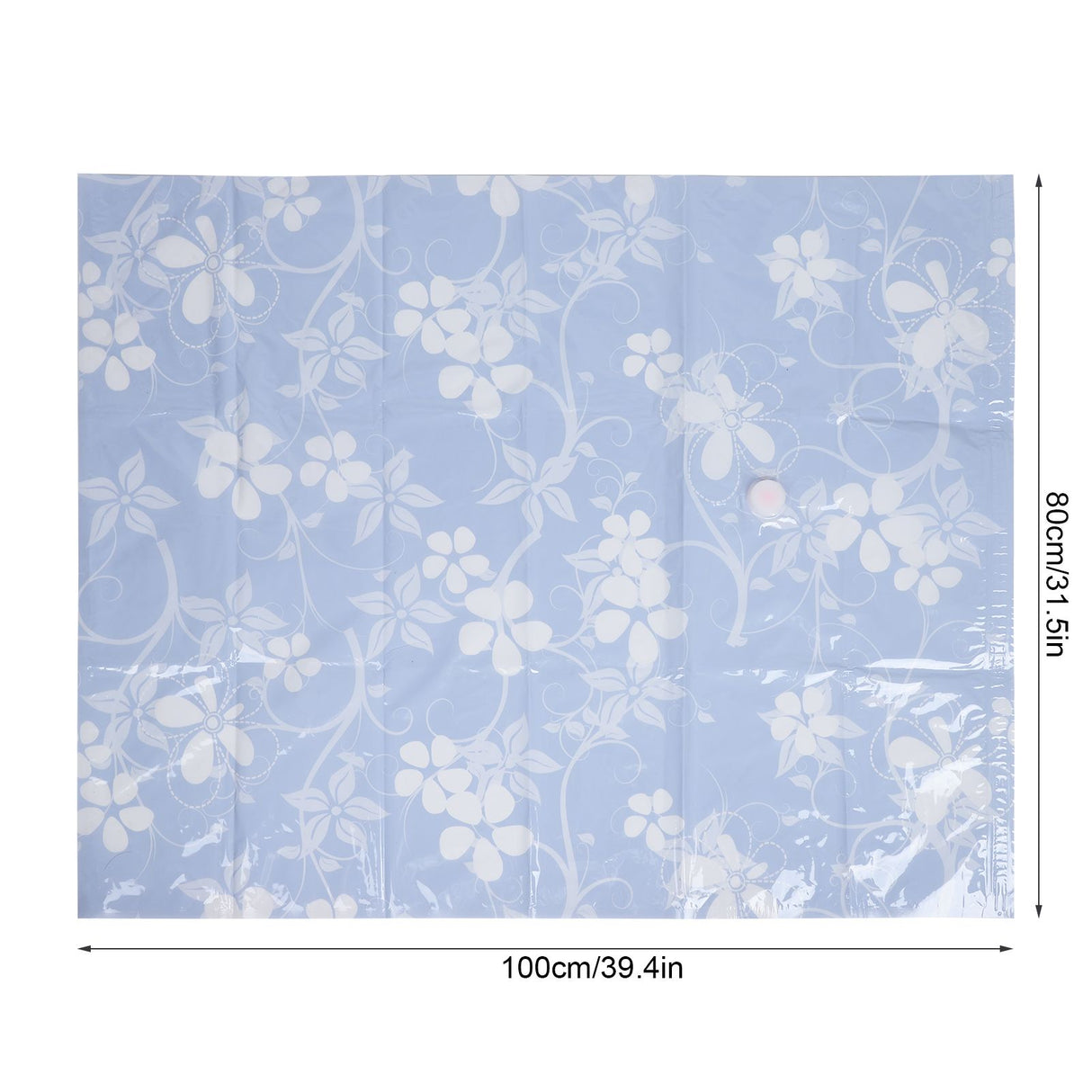 80x100CM Vacuum Bag Foldable Clothes Quilt Compressed Bag with 3.5cm Threaded Air Inlet
