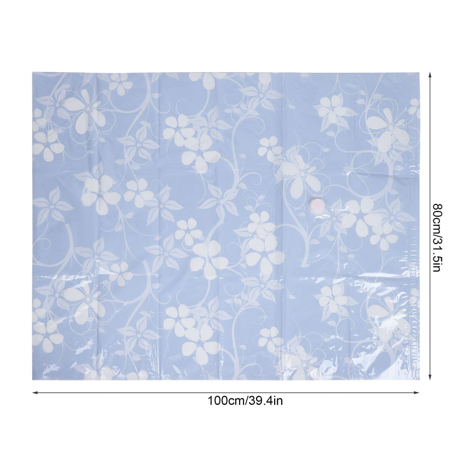 80x100CM Vacuum Bag Foldable Clothes Quilt Compressed Bag with 3.5cm Threaded Air Inlet