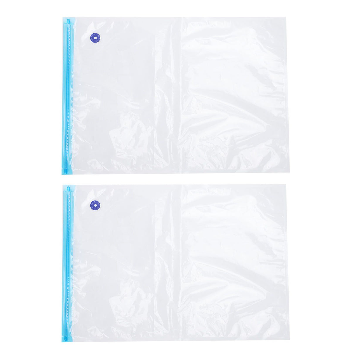 2PCS 50x35CM Vacuum Zipper Bags Vacuum Food Sealer Storage Bags with 3CM Sealing Mouth