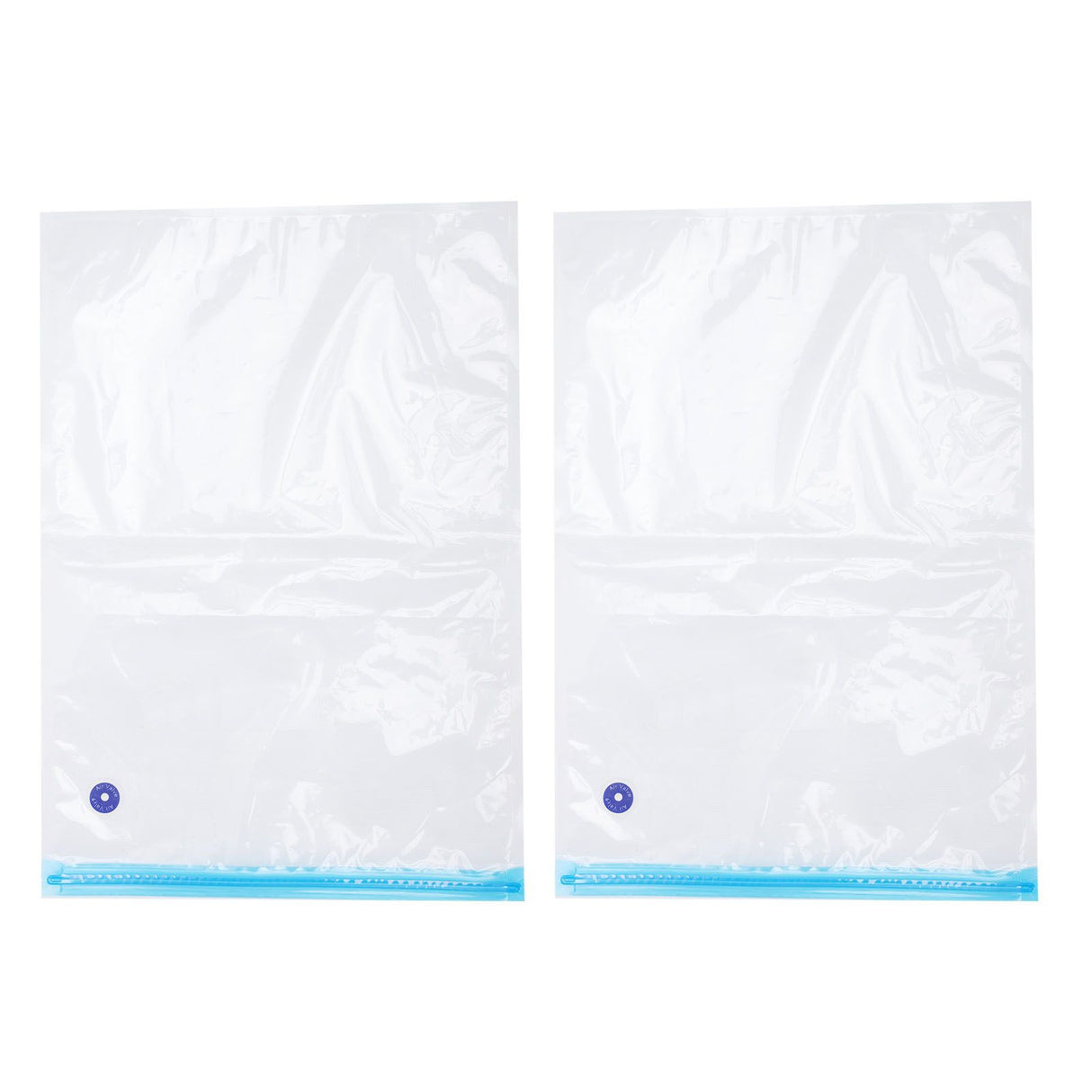 2PCS 50x35CM Vacuum Zipper Bags Vacuum Food Sealer Storage Bags with 3CM Sealing Mouth