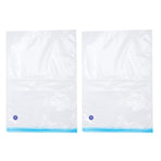 2PCS 50x35CM Vacuum Zipper Bags Vacuum Food Sealer Storage Bags with 3CM Sealing Mouth